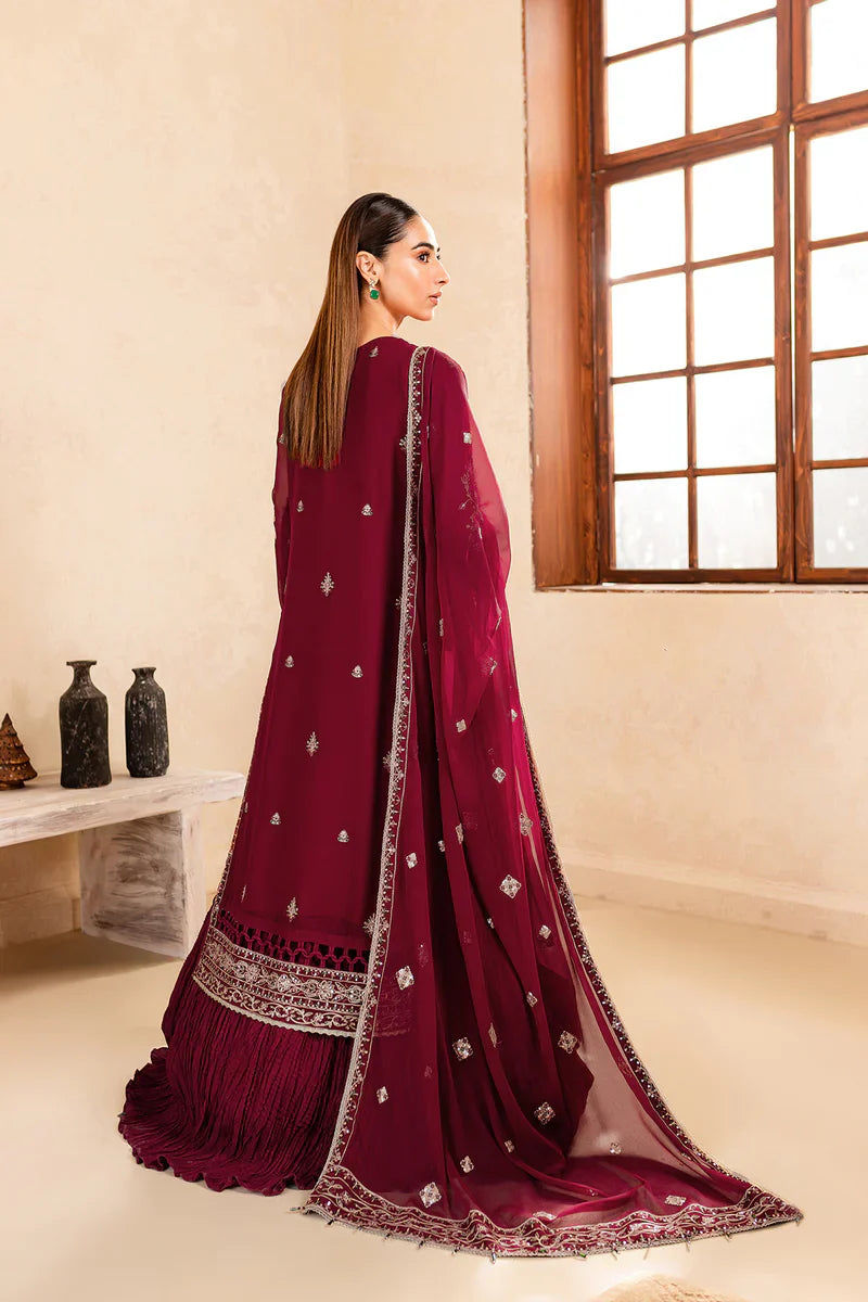 Farasha | Ritizer Festive Formals | Majestic Rouge by Farasha - Designer Dress - Type: Ladies Clothes - Available at Libayah - 100% Original