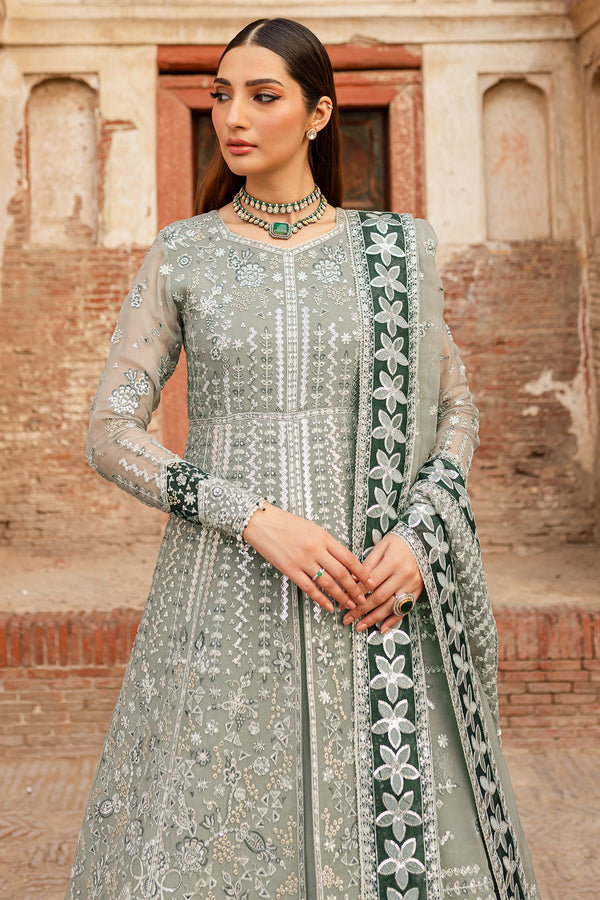 Farasha | Ritzier Wedding Formals |  Grey Veil by Farasha - Designer Dress - Type: Ladies Clothes - Available at Libayah - 100% Original