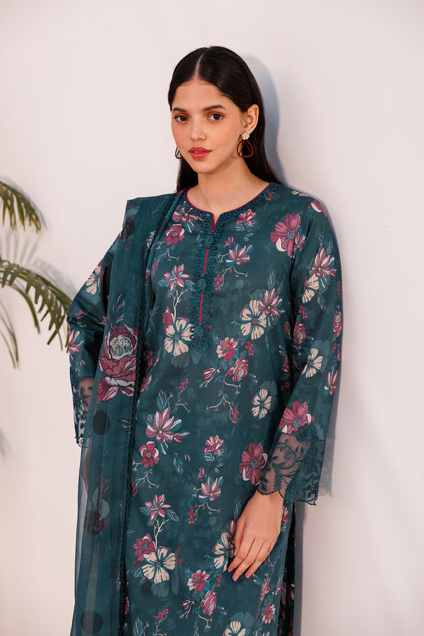 Farasha | Printed Essentials | FLORAL HAZE by Farasha - Designer Dress - Type: Ladies Clothes - Available at Libayah - 100% Original