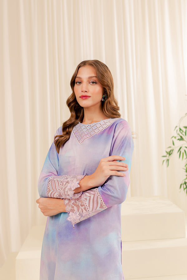 Farasha | Printed Essentials | SNOWY DOVE by Farasha - Designer Dress - Type: Ladies Clothes - Available at Libayah - 100% Original