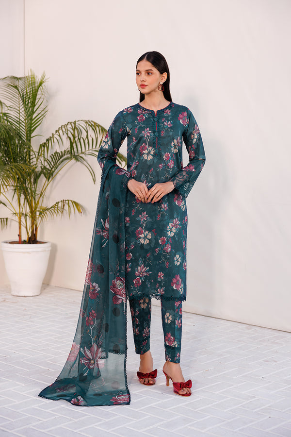 Farasha | Printed Essentials | FLORAL HAZE by Farasha - Designer Dress - Type: Ladies Clothes - Available at Libayah - 100% Original