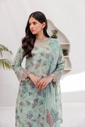 Farasha | Printed Essentials | MINT BREEZE by Farasha - Designer Dress - Type: Ladies Clothes - Available at Libayah - 100% Original