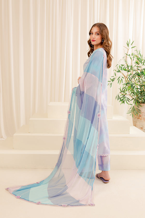 Farasha | Printed Essentials | SNOWY DOVE by Farasha - Designer Dress - Type: Ladies Clothes - Available at Libayah - 100% Original