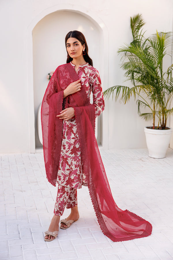 Farasha | Printed Essentials | JASMINE ROSE by Farasha - Designer Dress - Type: Ladies Clothes - Available at Libayah - 100% Original