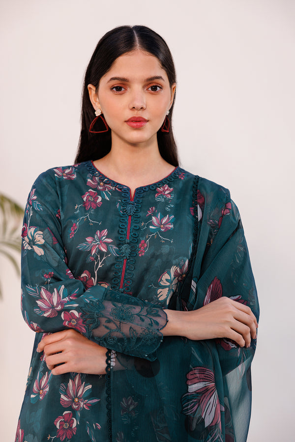 Farasha | Printed Essentials | FLORAL HAZE by Farasha - Designer Dress - Type: Ladies Clothes - Available at Libayah - 100% Original