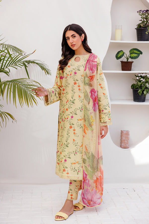 Farasha | Printed Essentials | PASTEL GLEAM by Farasha - Designer Dress - Type: Ladies Clothes - Available at Libayah - 100% Original