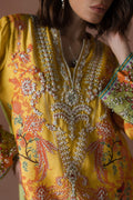 Ammara Khan | Flo 25 |Mango Slush Long Shirt Set (D-04) by Ammara Khan - Designer Dress - Type: Ladies Clothes - Available at Libayah - 100% Original
