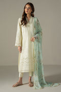 Cross Stitch | Chikankari Lawn 25 | FLORAL MELODY by Cross Stitch - Designer Dress - Type: Ladies Clothes - Available at Libayah - 100% Original