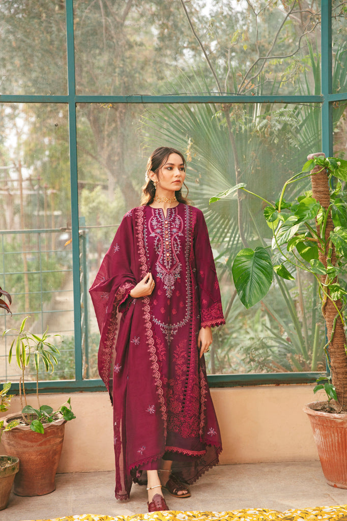 Florent | Luxury Lawn 24 | FFL-4B by Florent - Designer Dress - Type: Ladies Clothes - Available at Libayah - 100% Original