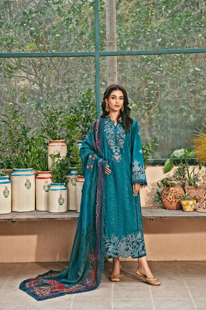 Florent | Luxury Lawn 24 | FFL-2B by Florent - Designer Dress - Type: Ladies Clothes - Available at Libayah - 100% Original
