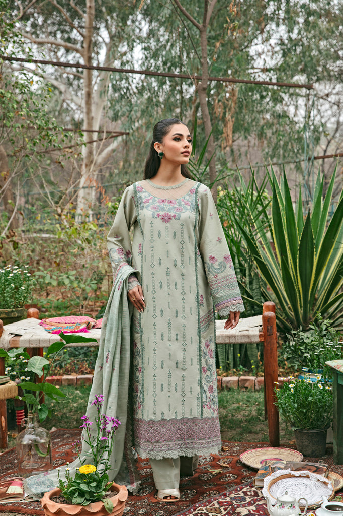 Florent | Luxury Lawn 24 | FFL-3B by Florent - Designer Dress - Type: Ladies Clothes - Available at Libayah - 100% Original