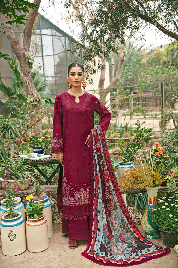 Florent | Luxury Lawn 24 | FFL-1B by Florent - Designer Dress - Type: Ladies Clothes - Available at Libayah - 100% Original