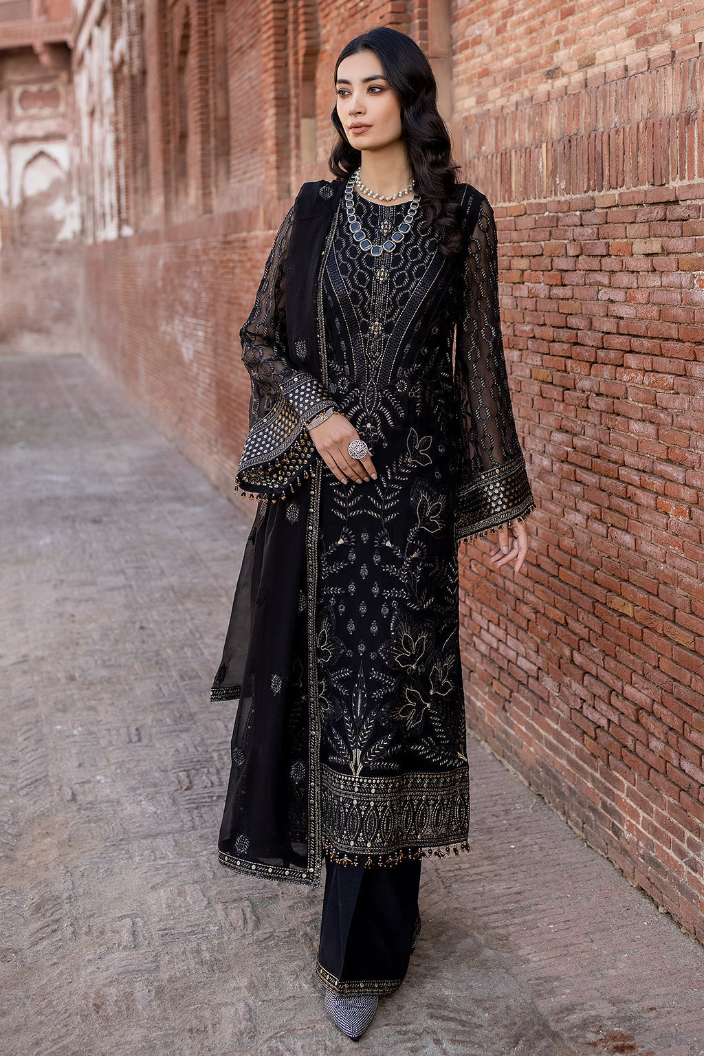 Flossie | Safeera Formals vol 13 | DARK VEIL by Flossie - Designer Dress - Type: Ladies Clothes - Available at Libayah - 100% Original