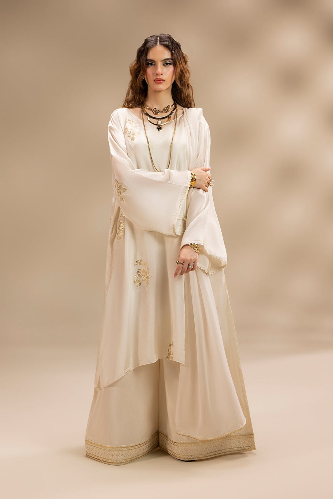 Erum Khan | Lillia Summer Edit | Moon Pearl by Erum Khan - Designer Dress - Type: Ladies Clothes - Available at Libayah - 100% Original