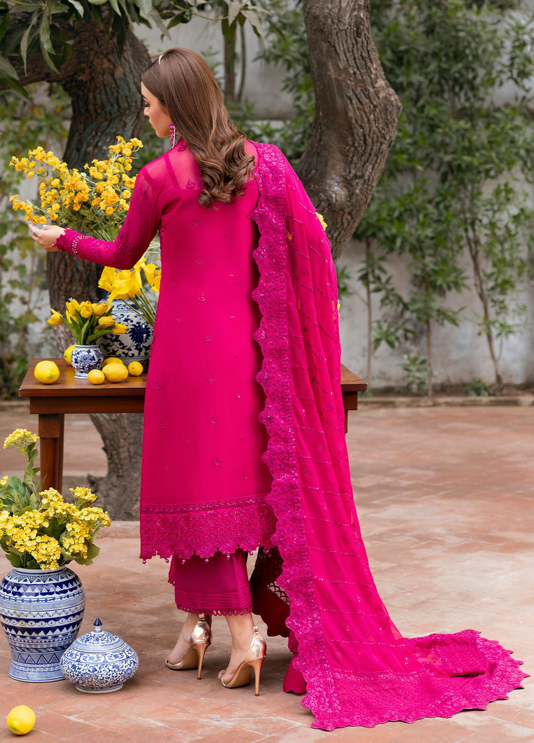Gulaal | Reverie Embroidered Chiffon | ZEVIRA by Gulaal - Designer Dress - Type: Ladies Clothes - Available at Libayah - 100% Original