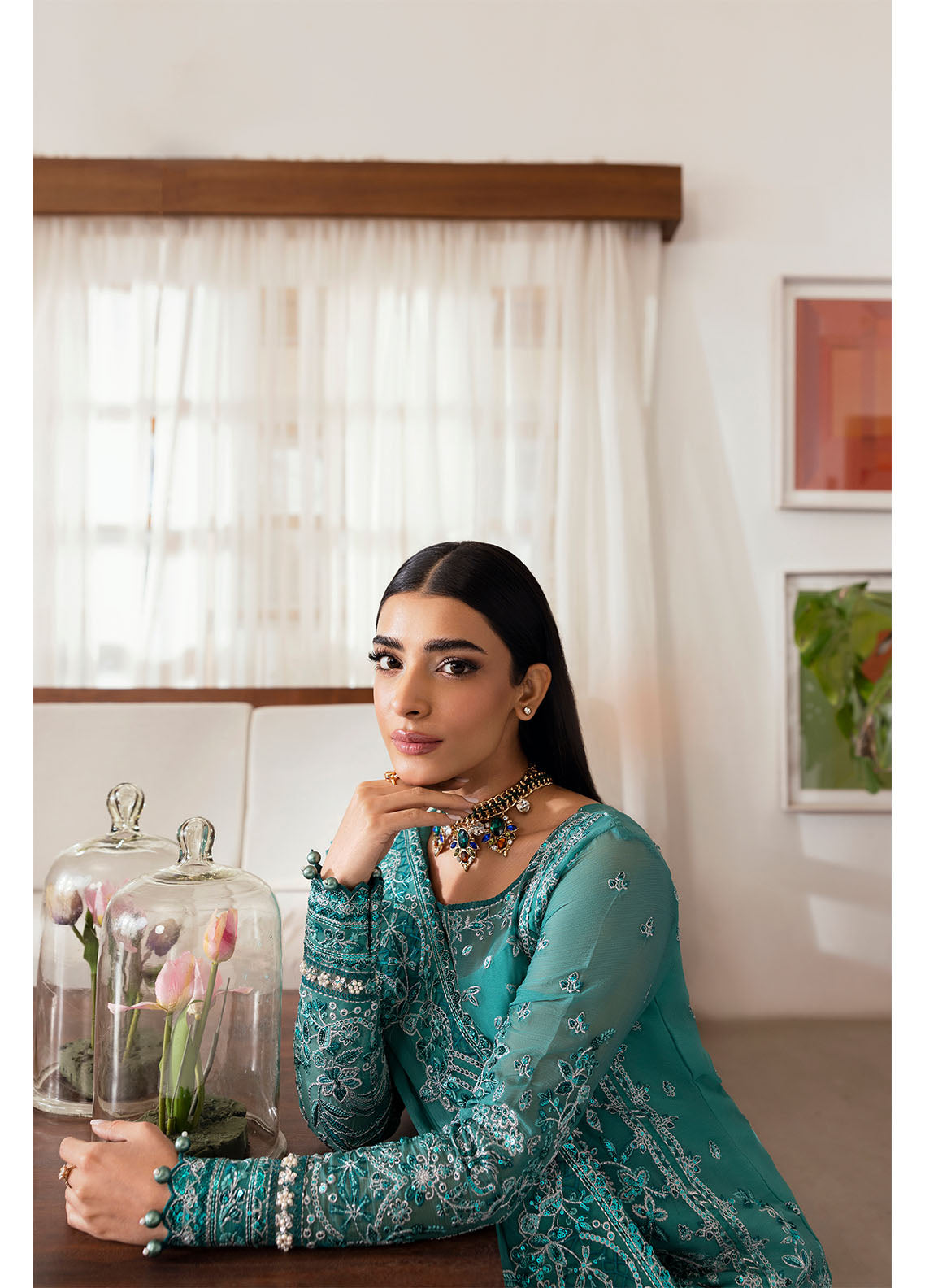 Gulaal | Reverie Embroidered Chiffon | MIRAL by Gulaal - Designer Dress - Type: Ladies Clothes - Available at Libayah - 100% Original