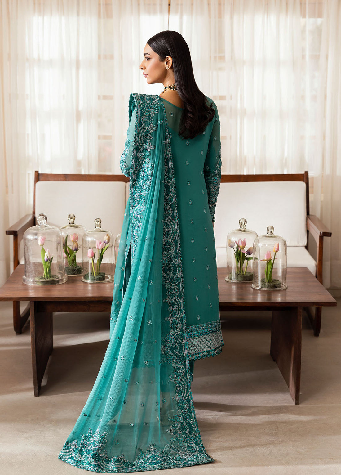Gulaal | Reverie Embroidered Chiffon | MIRAL by Gulaal - Designer Dress - Type: Ladies Clothes - Available at Libayah - 100% Original