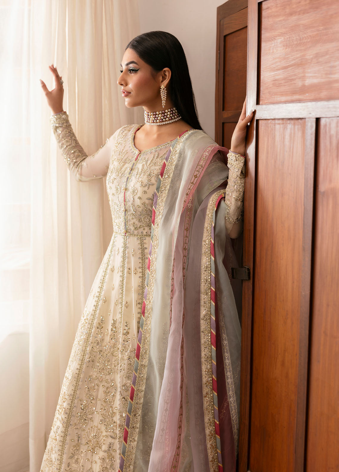 Gulaal | Reverie Embroidered Chiffon | CHIRAGH by Gulaal - Designer Dress - Type: Ladies Clothes - Available at Libayah - 100% Original