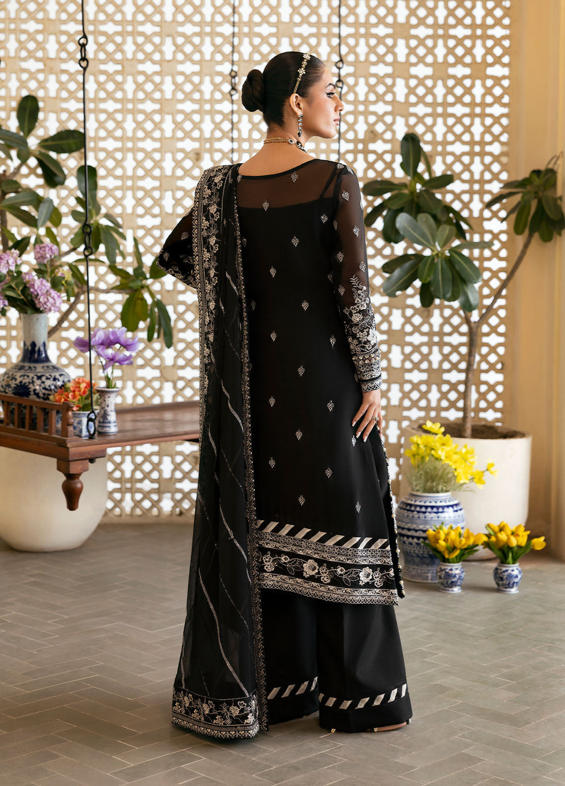 Gulaal | Reverie Embroidered Chiffon | NYRA by Gulaal - Designer Dress - Type: Ladies Clothes - Available at Libayah - 100% Original