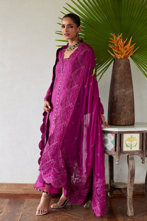 Gulaal | Luxury Lawn 25 | Hazel by Gulaal - Designer Dress - Type: Ladies Clothes - Available at Libayah - 100% Original