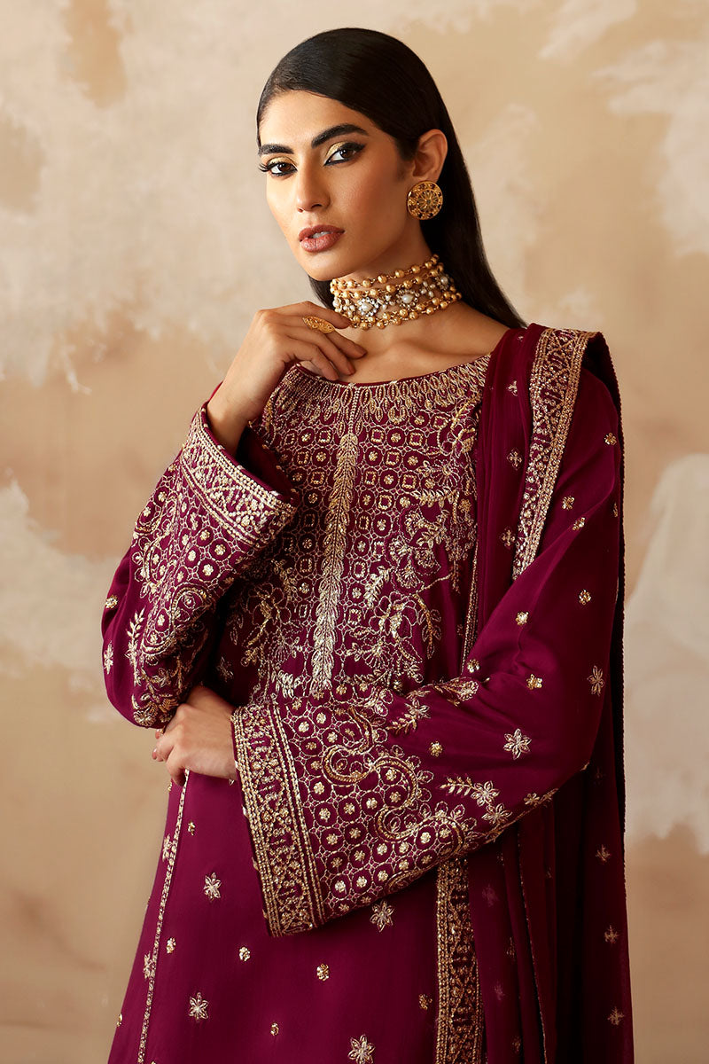 Gulaal | Shehrnaaz Raw Silk | Ramail by Gulaal - Designer Dress - Type: Ladies Clothes - Available at Libayah - 100% Original