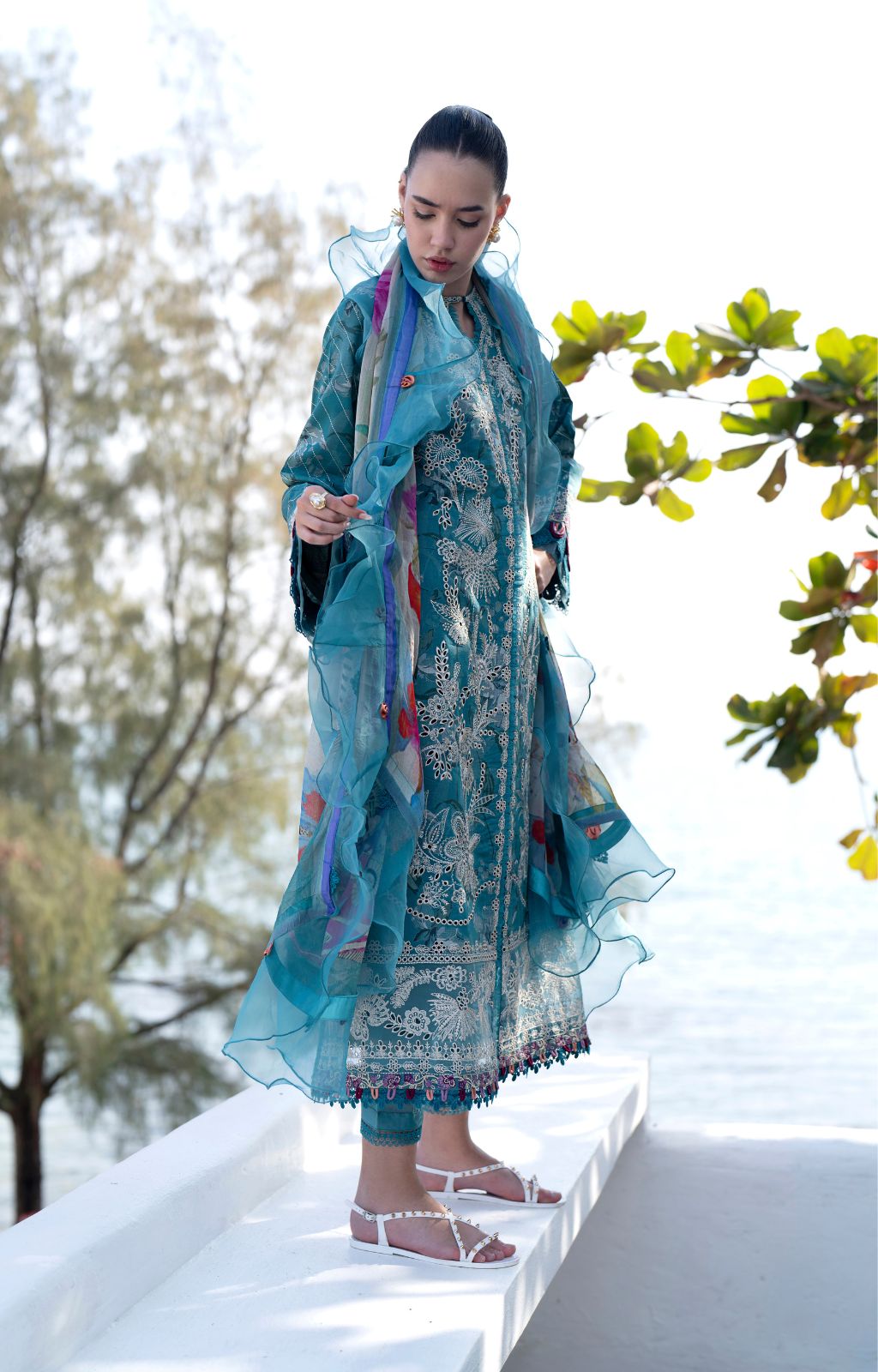 AJR Couture | Printakari Lawn 25 | Glory by AJR Couture - Designer Dress - Type: Ladies Clothes - Available at Libayah - 100% Original