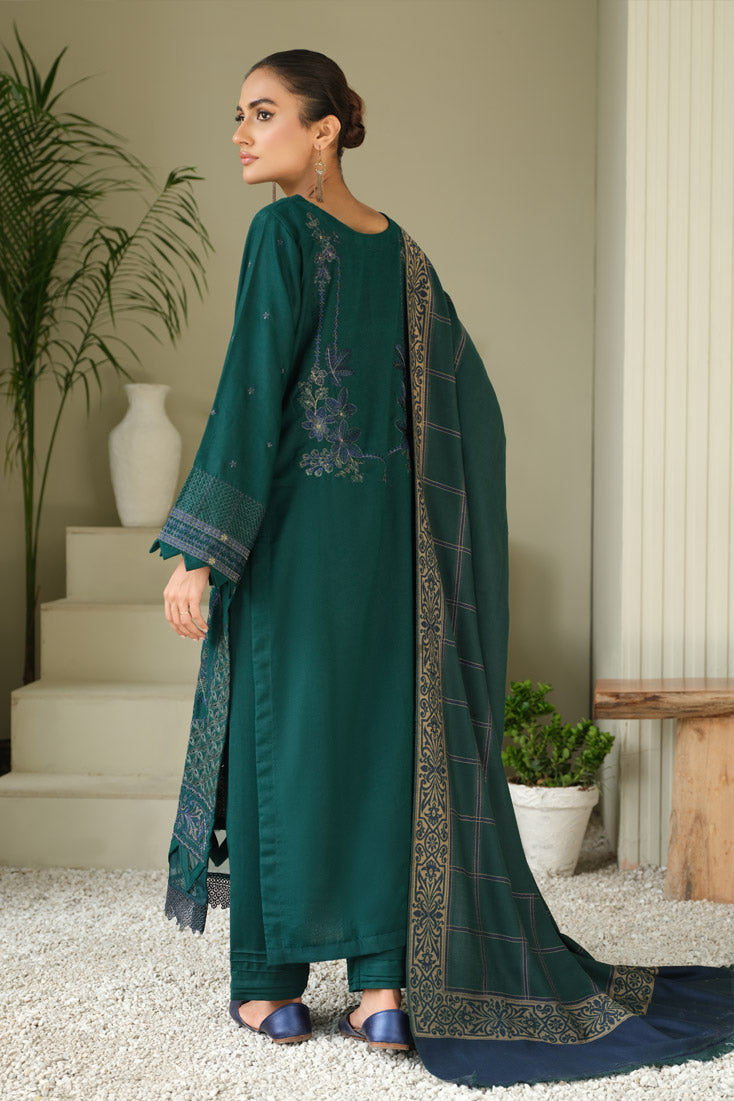 Marjjan | Aangan Embroidered Viscose |  MDS-75 (GREEN) by Marjjan - Designer Dress - Type: Ladies Clothes - Available at Libayah - 100% Original