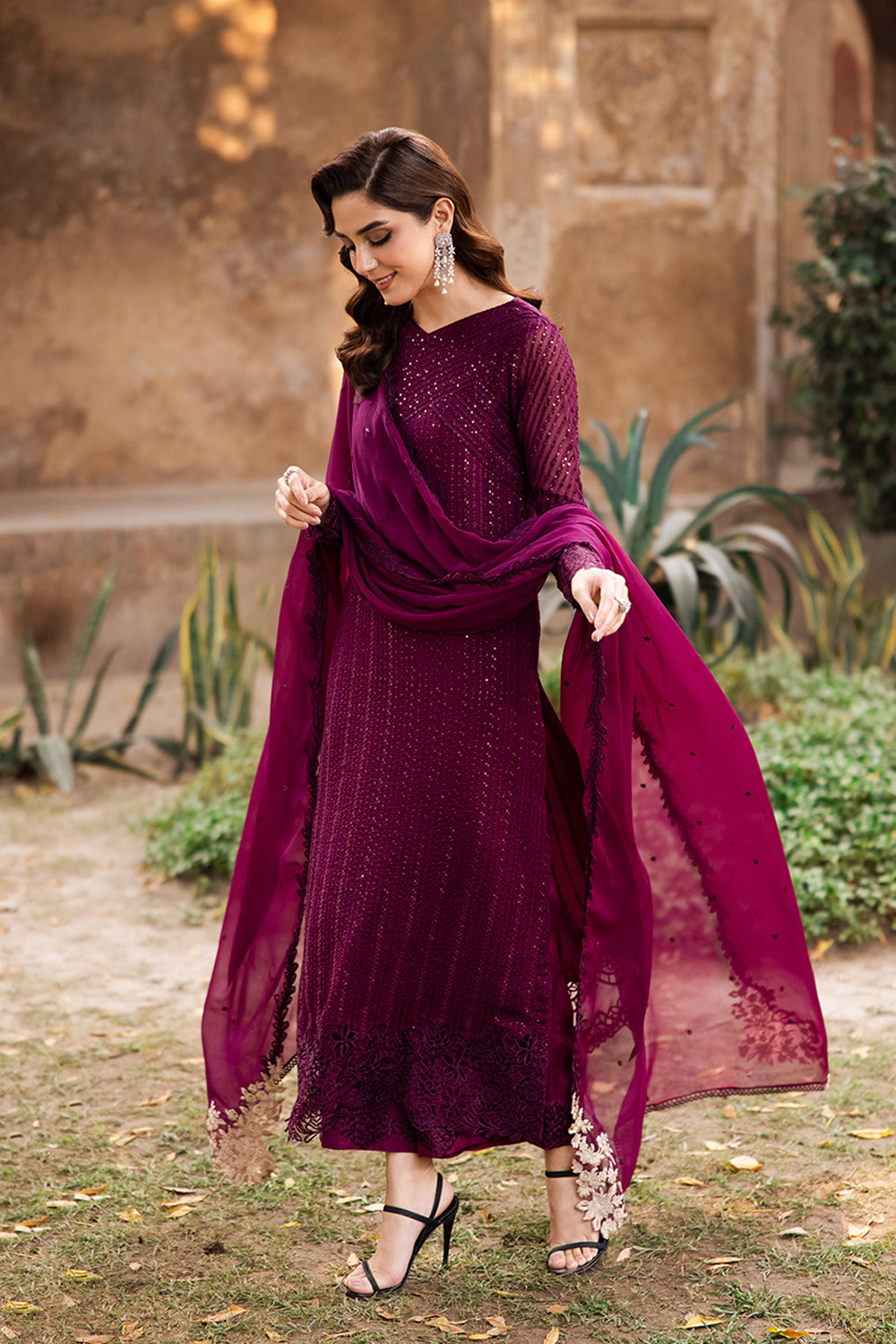 Azure | Luxe Formals | Garnet Majesty by Azure - Designer Dress - Type: Ladies Clothes - Available at Libayah - 100% Original