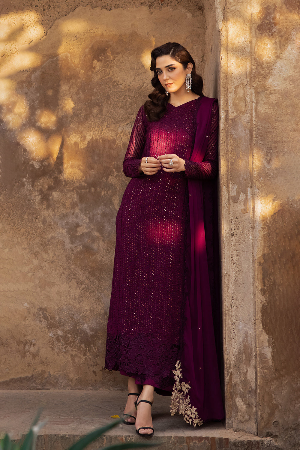 Azure | Luxe Formals | Garnet Majesty by Azure - Designer Dress - Type: Ladies Clothes - Available at Libayah - 100% Original