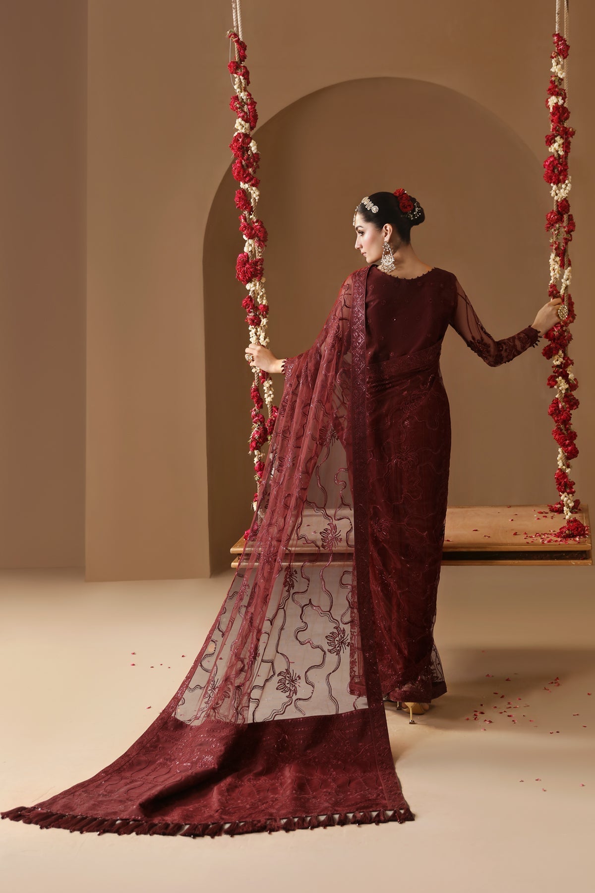 Alizeh | Reena Wedding Formals | AF-HM-4022-GULAB by Alizeh - Designer Dress - Type: Ladies Clothes - Available at Libayah - 100% Original