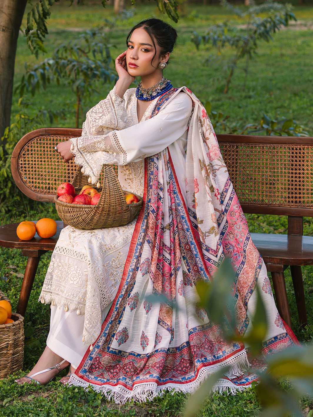 Mahnur | Dahlia Luxury Lawn 25 | Gia by Mahnur - Designer Dress - Type: Ladies Clothes - Available at Libayah - 100% Original