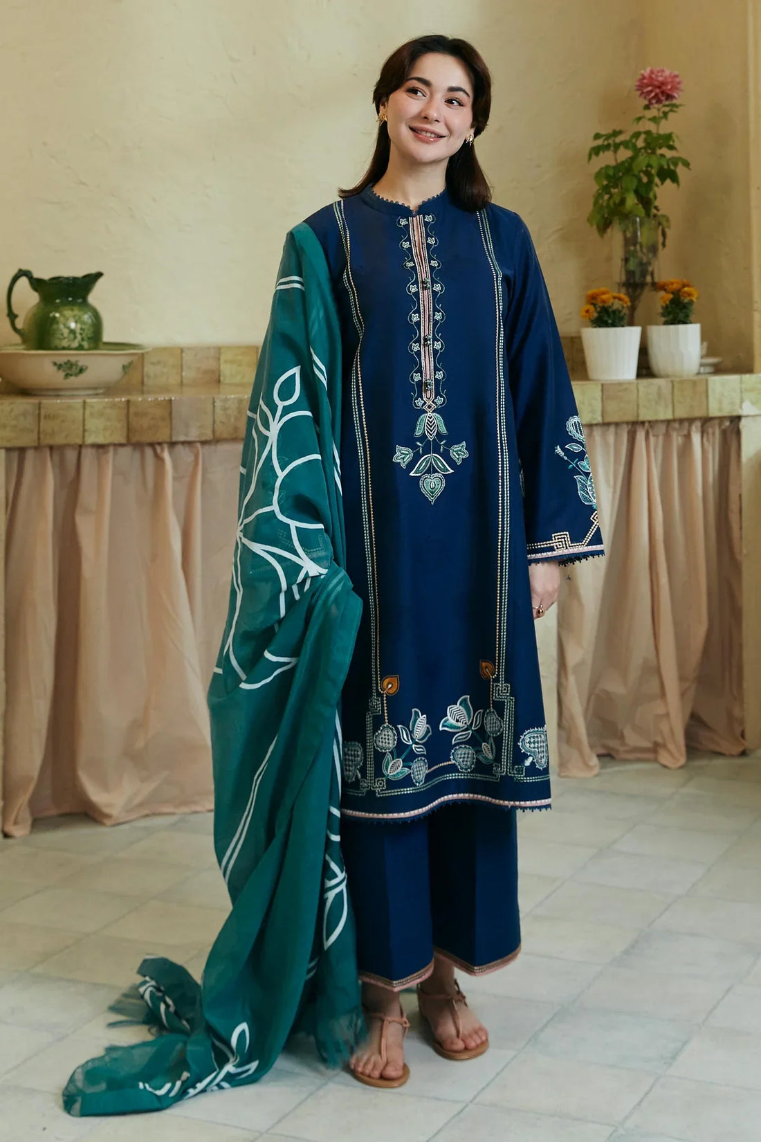 Zara Shahjahan | Coco Lawn 24 | GUL MOHAR-3B by Zara Shahjahan - Designer Dress - Type: Ladies Clothes - Available at Libayah - 100% Original