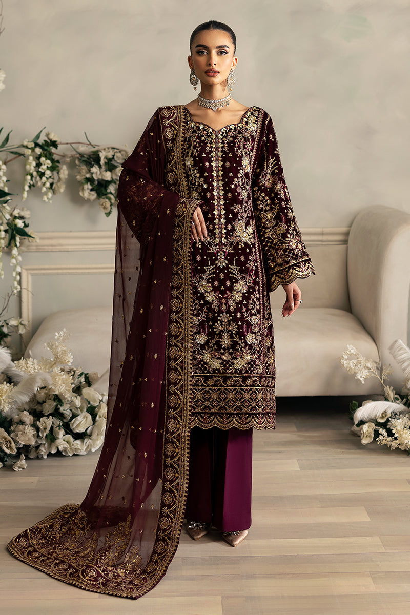 Gulaal | Celeste Velvet 24 | Ember by Gulaal - Designer Dress - Type: Ladies Clothes - Available at Libayah - 100% Original