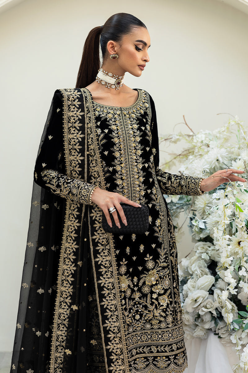 Gulaal | Celeste Velvet 24 | Velour by Gulaal - Designer Dress - Type: Ladies Clothes - Available at Libayah - 100% Original