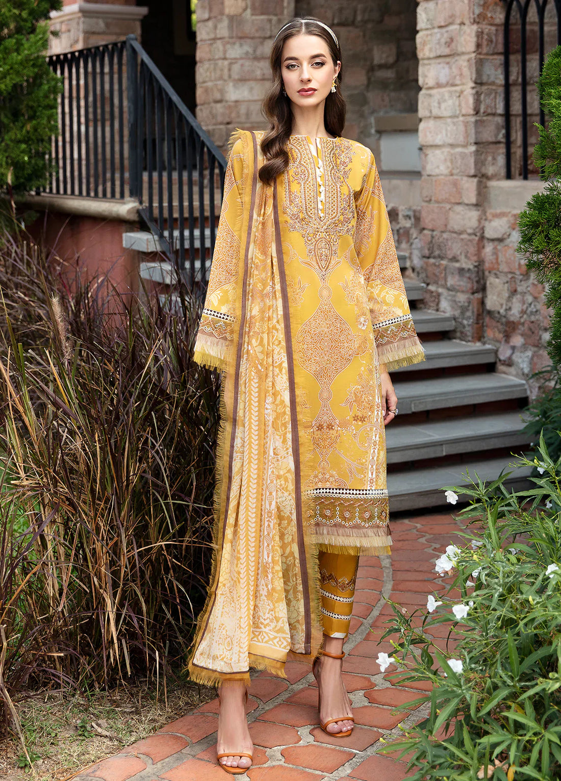 Gulaal | Springtime Ballet | CEYDA (GL-L-24V1-02) by Gulaal - Designer Dress - Type: Ladies Clothes - Available at Libayah - 100% Original