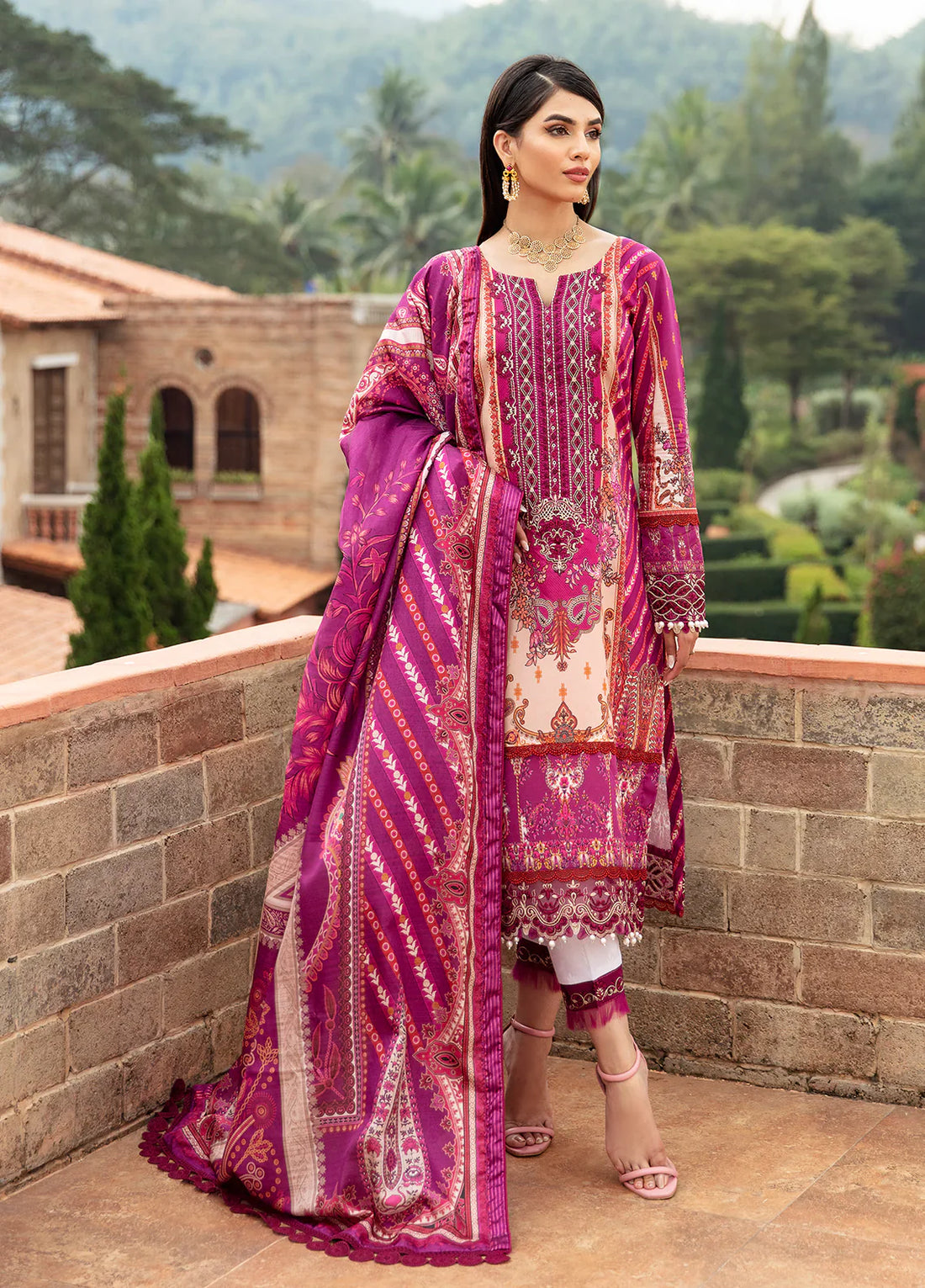 Gulaal | Springtime Ballet | ALAARA (GL-L-24V1-11) by Gulaal - Designer Dress - Type: Ladies Clothes - Available at Libayah - 100% Original