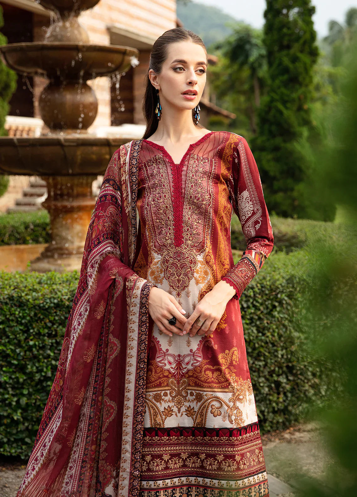 Gulaal | Springtime Ballet | AMARYLLIS (GL-L-24V1-09) by Gulaal - Designer Dress - Type: Ladies Clothes - Available at Libayah - 100% Original