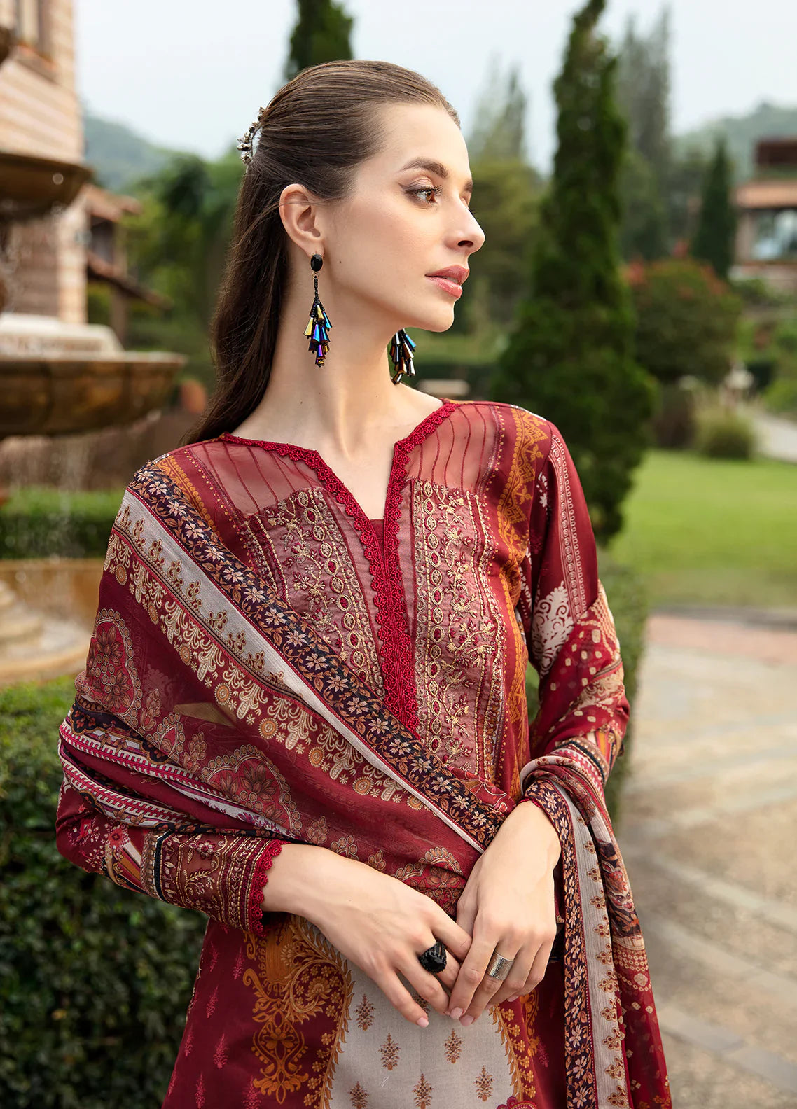 Gulaal | Springtime Ballet | AMARYLLIS (GL-L-24V1-09) by Gulaal - Designer Dress - Type: Ladies Clothes - Available at Libayah - 100% Original