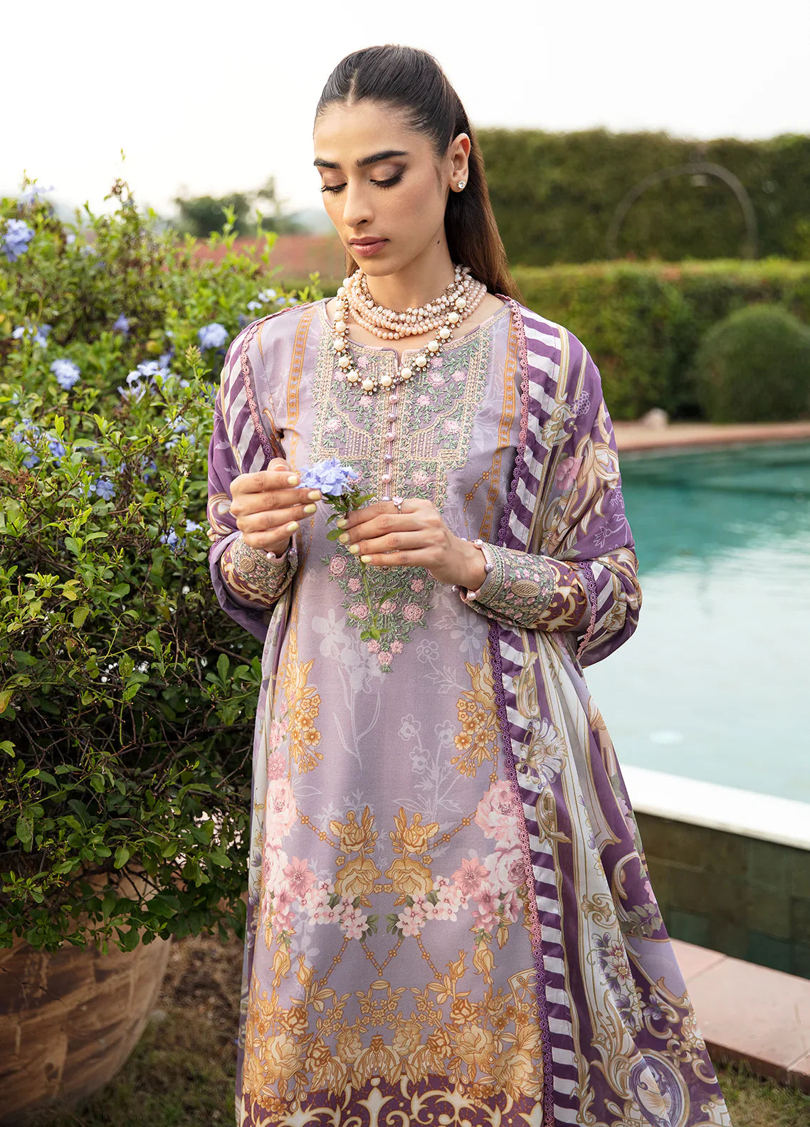 Gulaal | Springtime Ballet | LAVANDE (GL-L-24V1-05) by Gulaal - Designer Dress - Type: Ladies Clothes - Available at Libayah - 100% Original