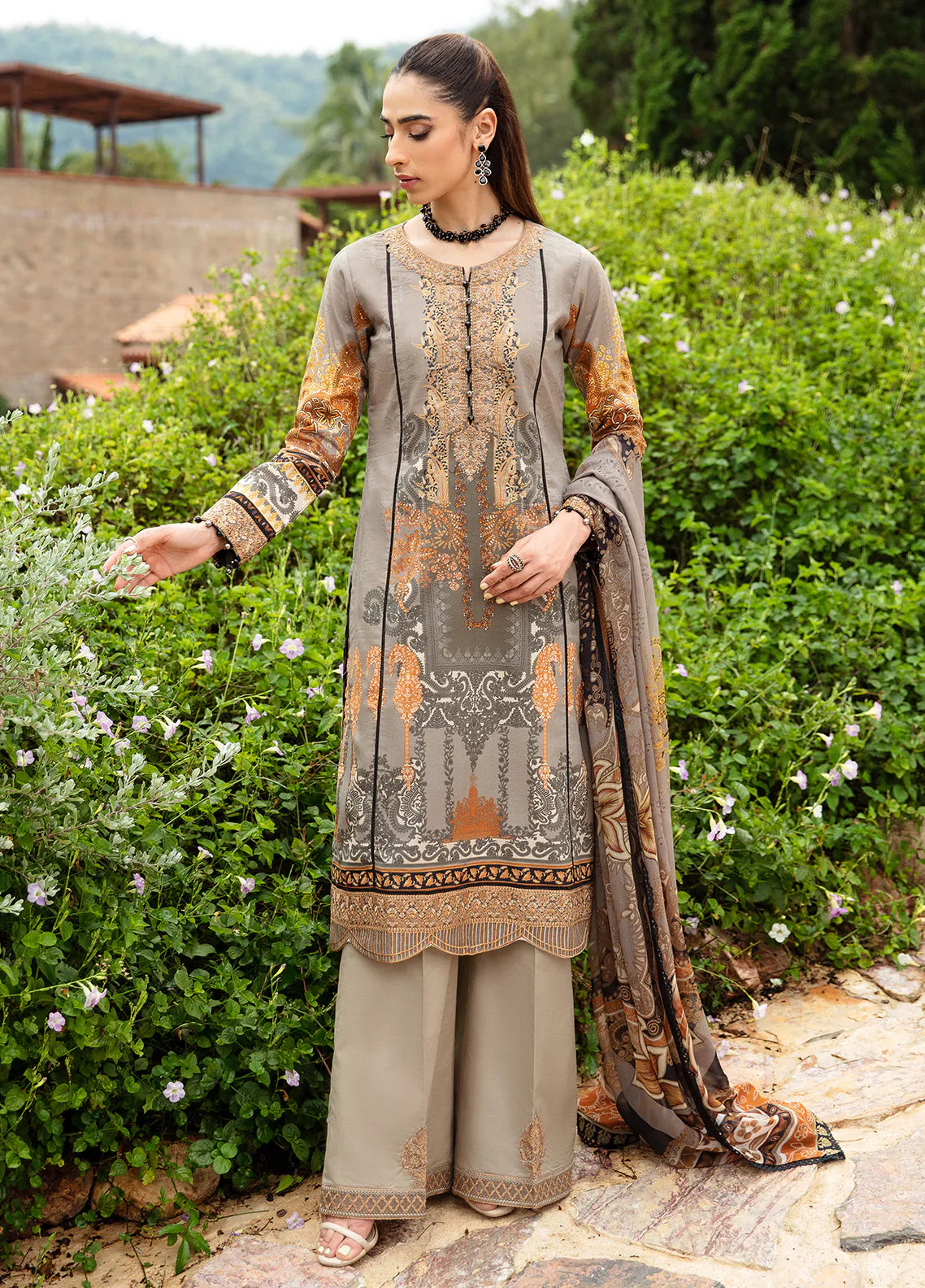 Gulaal | Springtime Ballet | AMIRAT (GL-L-24V1-07) by Gulaal - Designer Dress - Type: Ladies Clothes - Available at Libayah - 100% Original