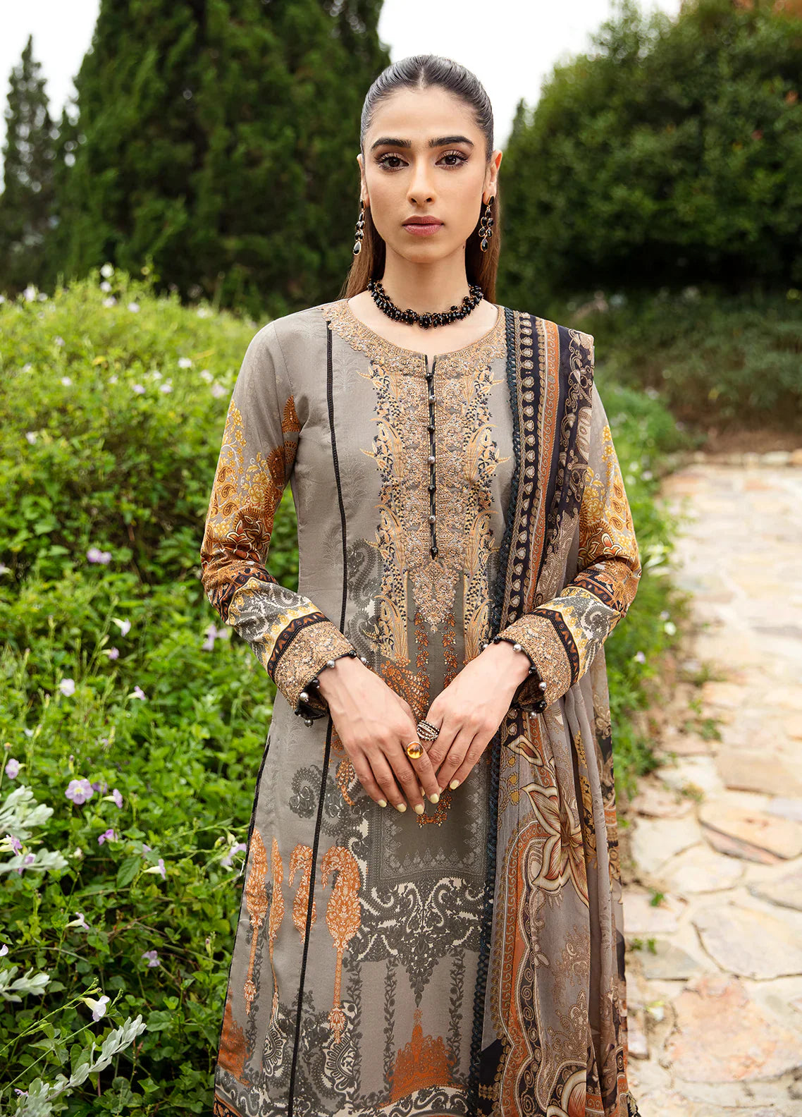 Gulaal | Springtime Ballet | AMIRAT (GL-L-24V1-07) by Gulaal - Designer Dress - Type: Ladies Clothes - Available at Libayah - 100% Original