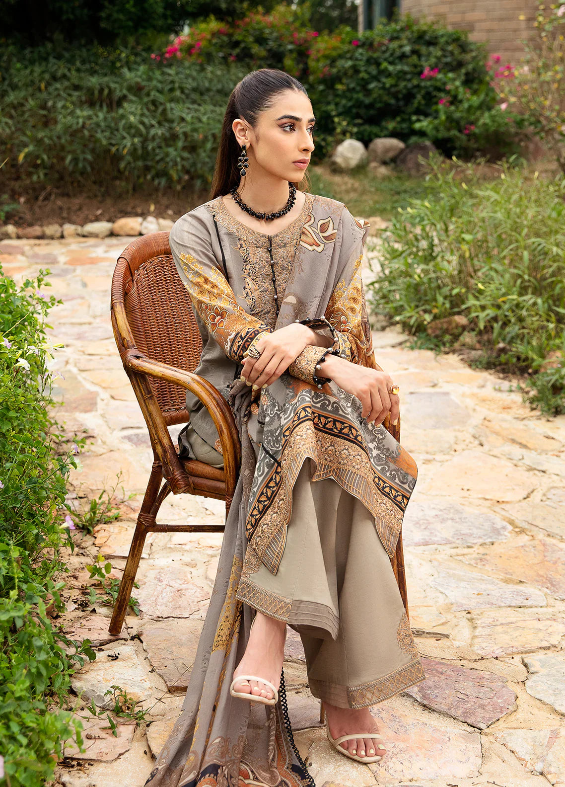 Gulaal | Springtime Ballet | AMIRAT (GL-L-24V1-07) by Gulaal - Designer Dress - Type: Ladies Clothes - Available at Libayah - 100% Original