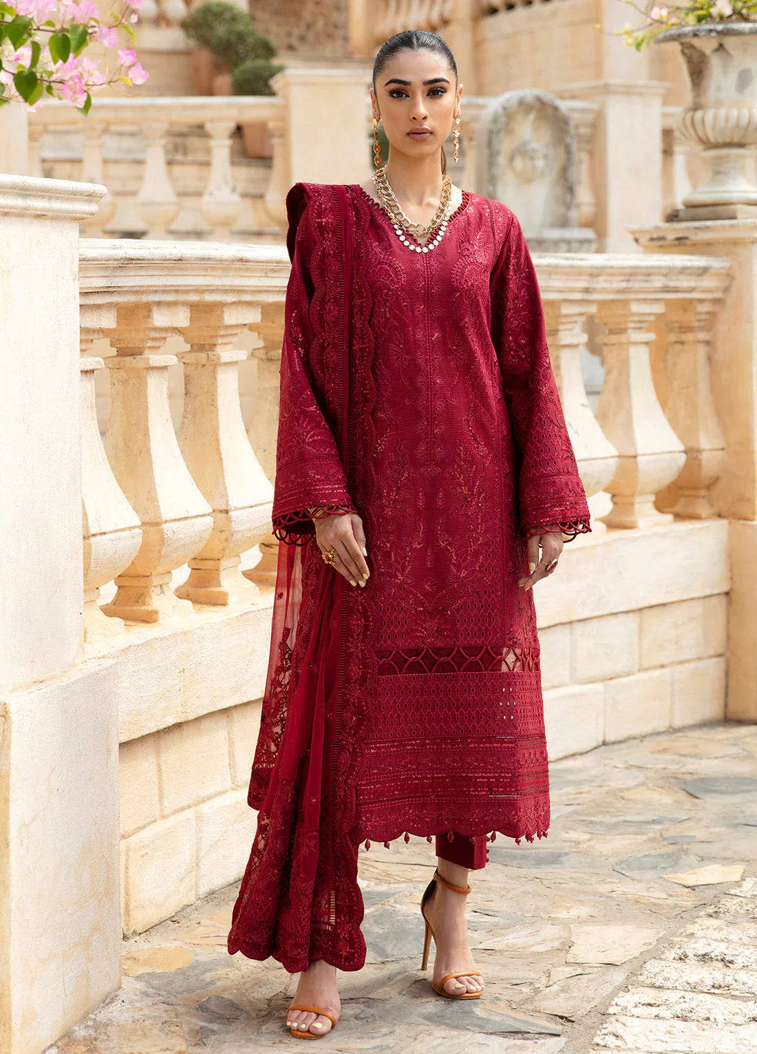 Gulaal | Luxury Lawn 24 | AMELIE (GL-LL-24V1-07) by Gulaal - Designer Dress - Type: Ladies Clothes - Available at Libayah - 100% Original