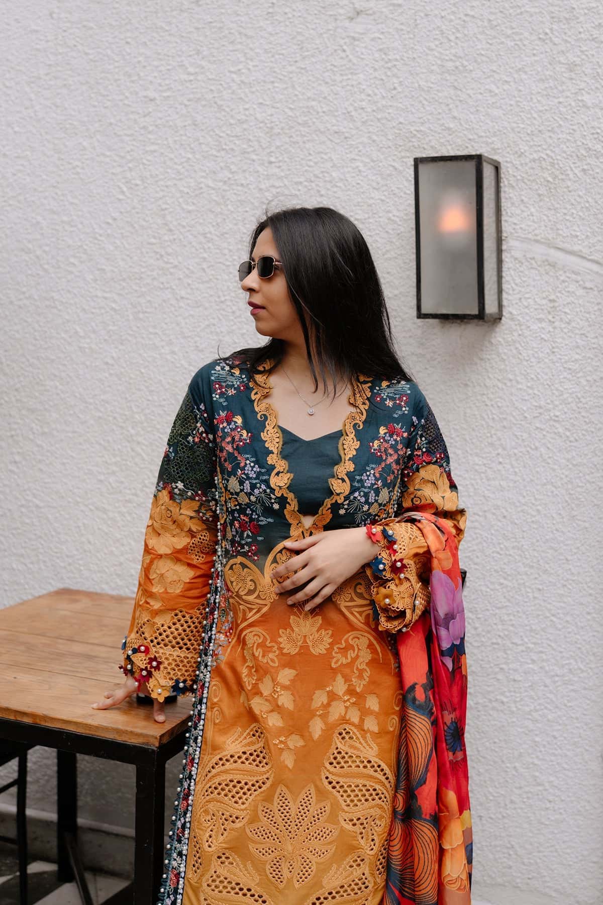 Afrozeh | Lawn 25 | Halcy by Afrozeh - Designer Dress - Type: Ladies Clothes - Available at Libayah - 100% Original