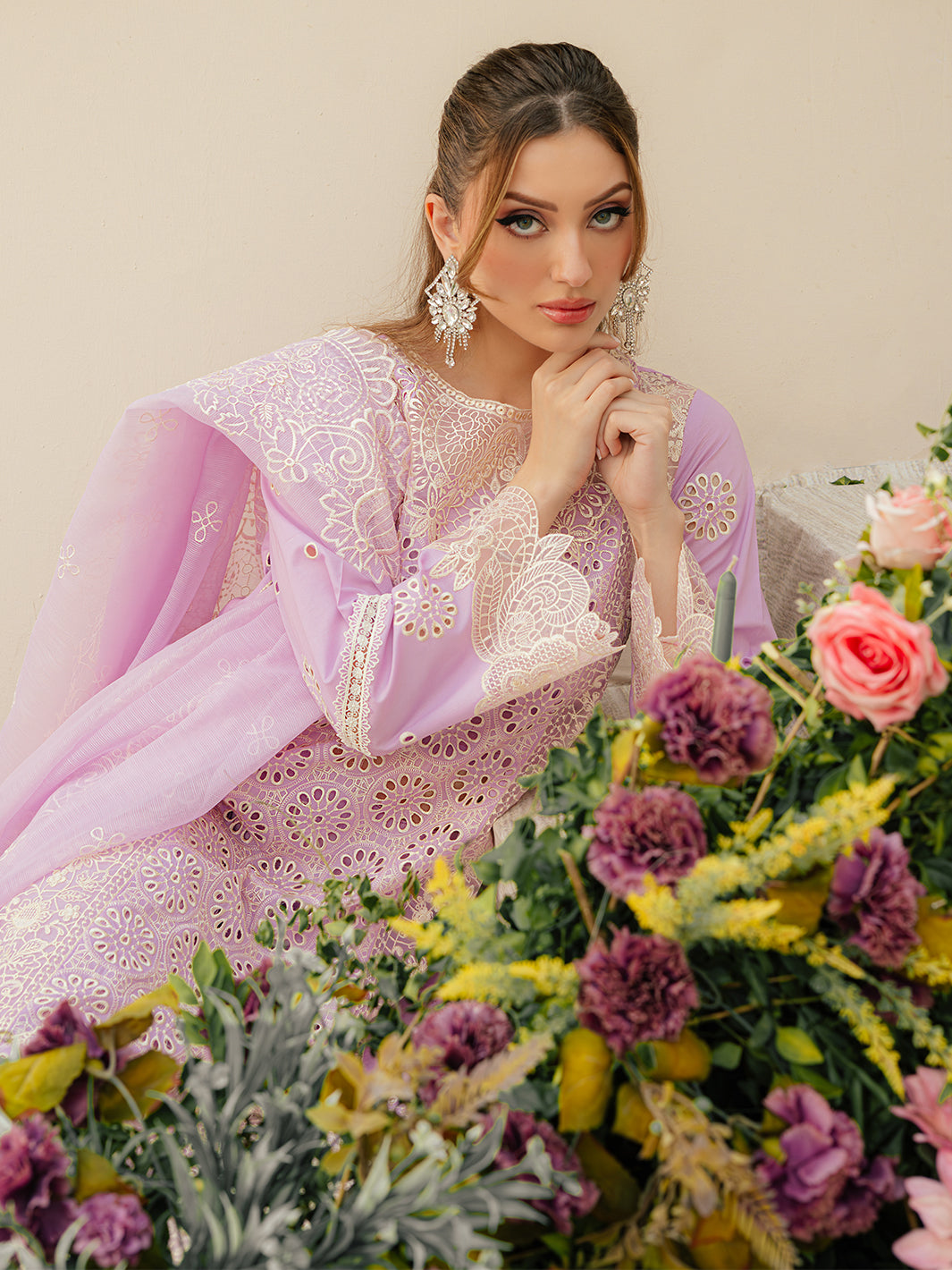 Mahnur | Allenura Luxury Lawn 24 | HARMONY by Mahnur - Designer Dress - Type: Ladies Clothes - Available at Libayah - 100% Original