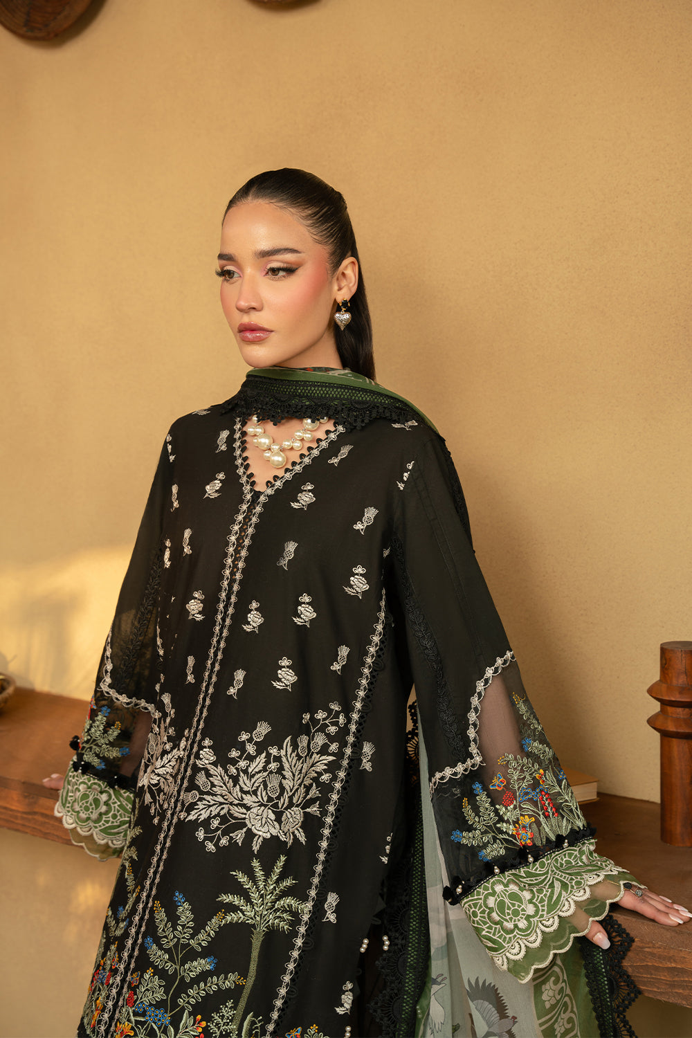 Saira Rizwan | Luxury Lawn 25 | MARY-SRL25-07 by Saira Rizwan - Designer Dress - Type: Ladies Clothes - Available at Libayah - 100% Original