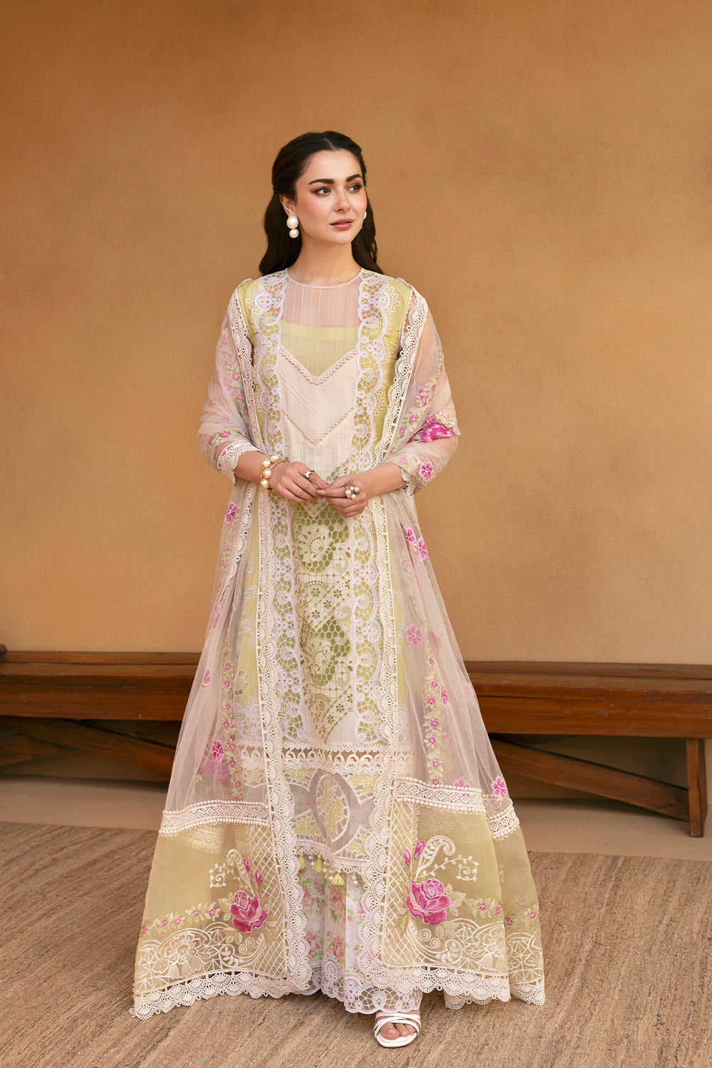 Saira Rizwan | Luxury Lawn 25 | VERA-SRL25-05 by Saira Rizwan - Designer Dress - Type: Ladies Clothes - Available at Libayah - 100% Original