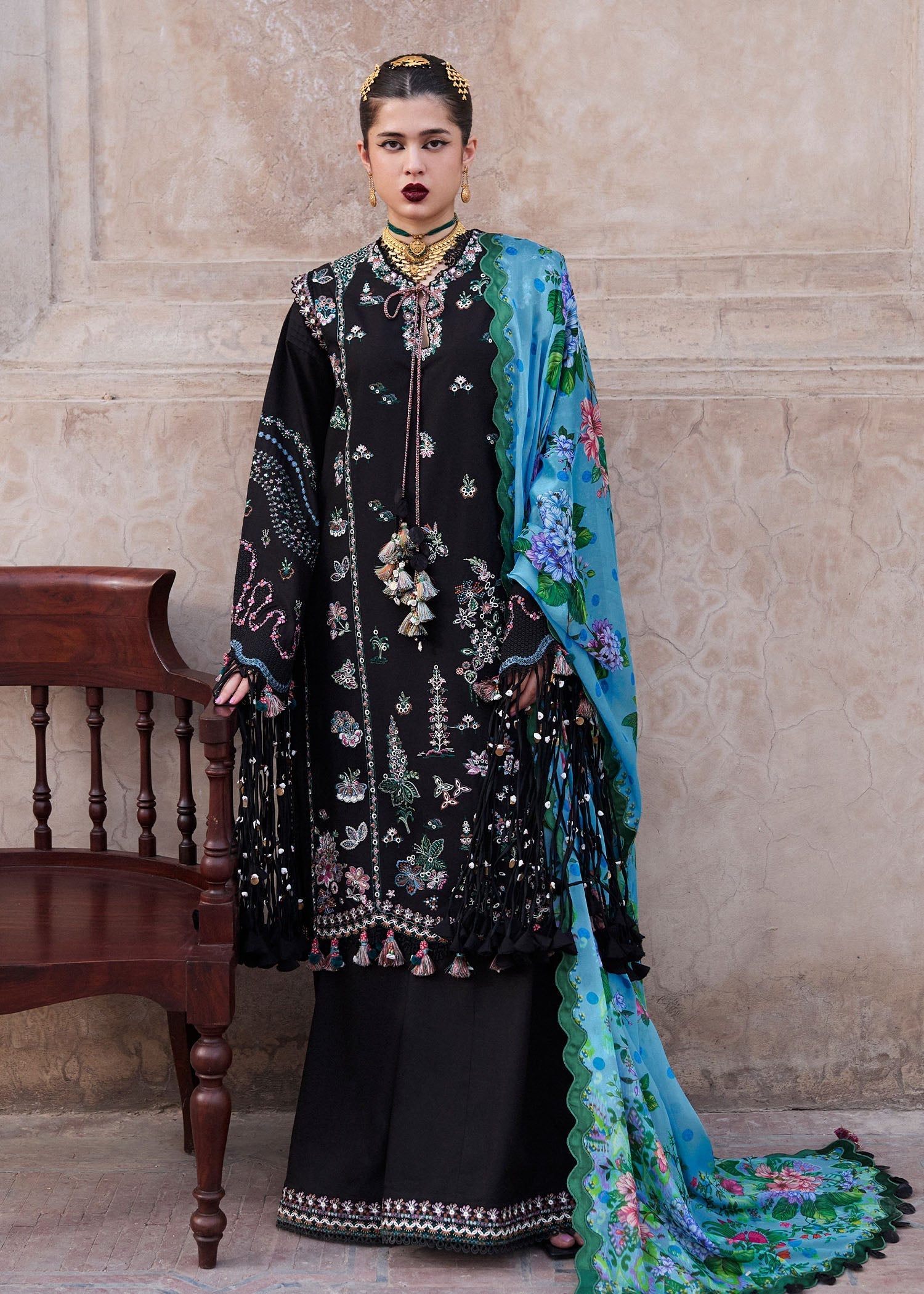 Hussain Rehar | Nirmal SS 25 | Arzo by Hussain Rehar - Designer Dress - Type: Ladies Clothes - Available at Libayah - 100% Original