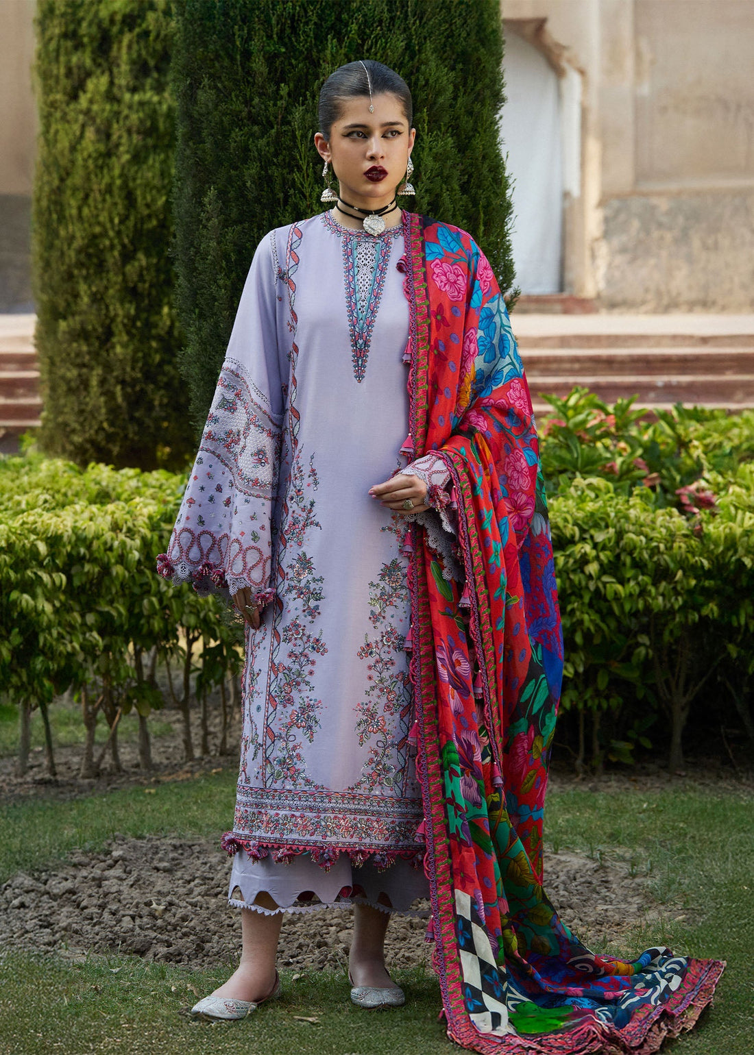 Hussain Rehar | Nirmal SS 25 | Inaya by Hussain Rehar - Designer Dress - Type: Ladies Clothes - Available at Libayah - 100% Original