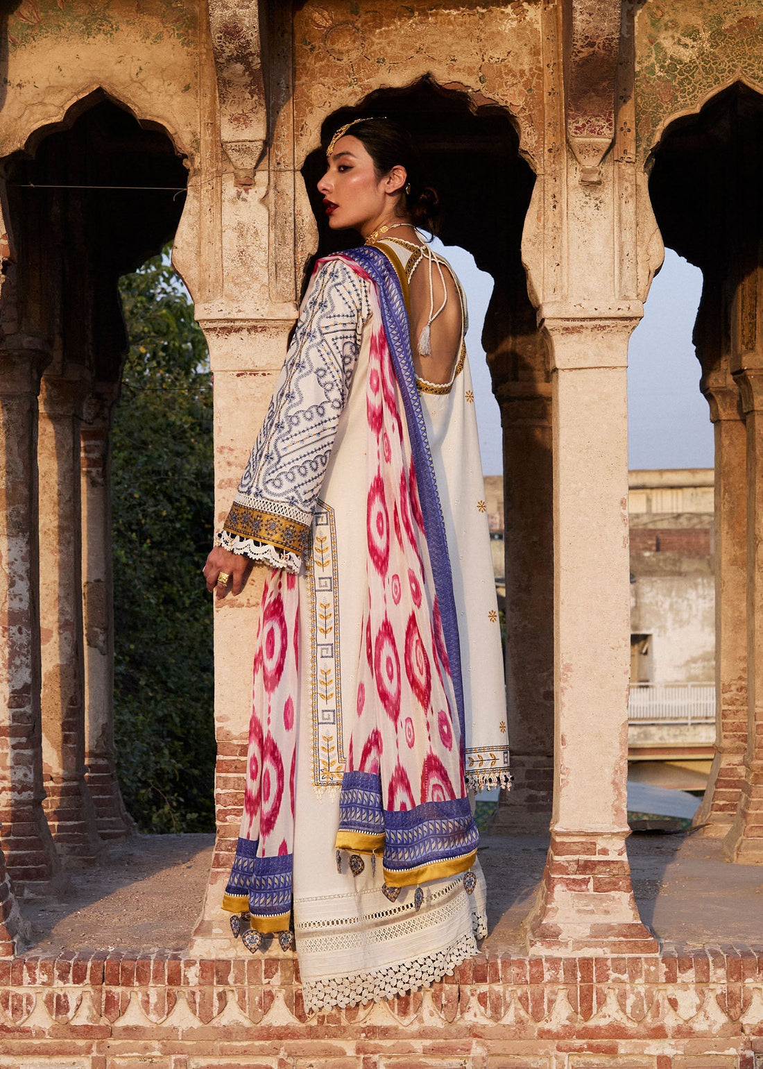 Hussain Rehar | Nirmal SS 25 | Motia by Hussain Rehar - Designer Dress - Type: Ladies Clothes - Available at Libayah - 100% Original